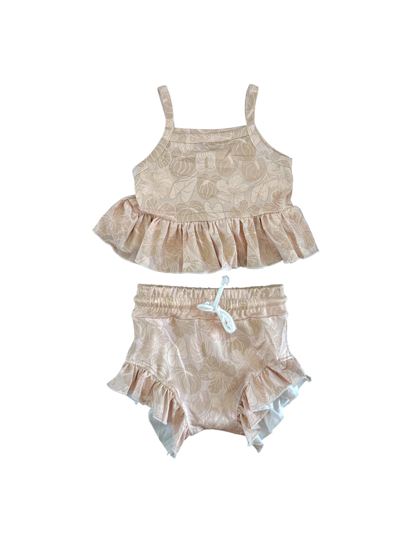 Nude Pua Mix Tank/Shorts Set
