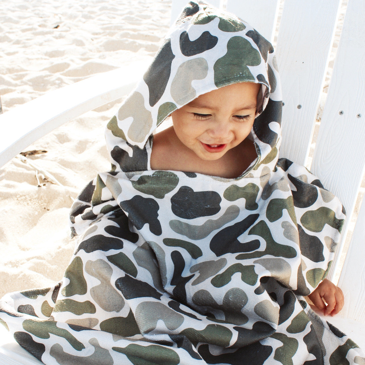 Camo Hooded Towel