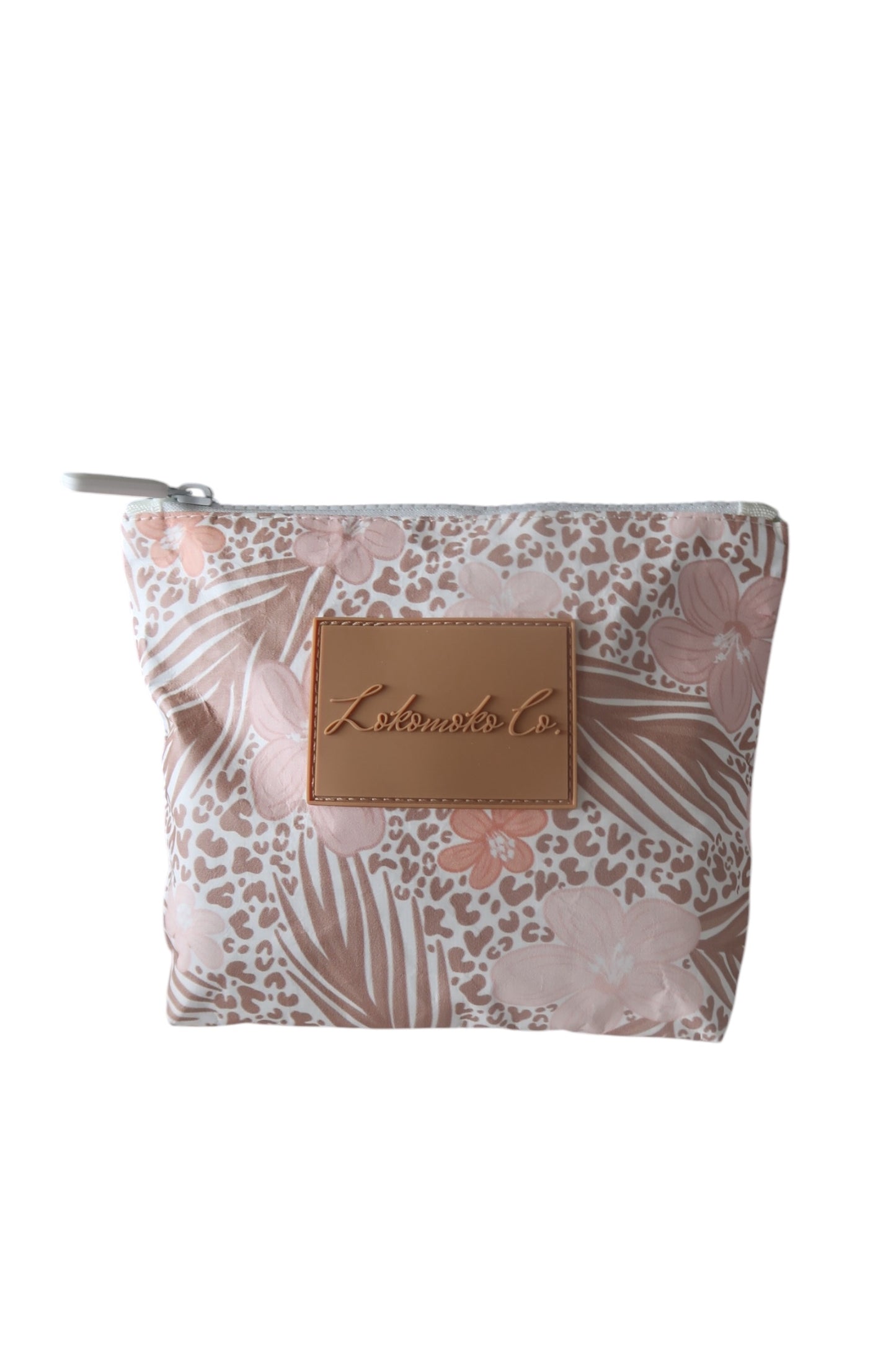 Cheetah Hibiscus On The Go Pouch