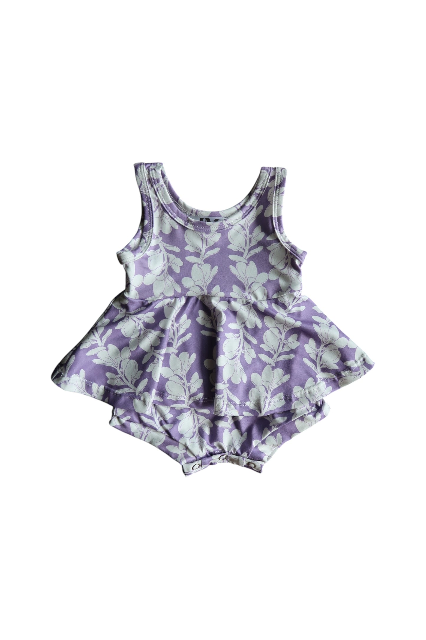 Lilac Plumeria Layla Romper