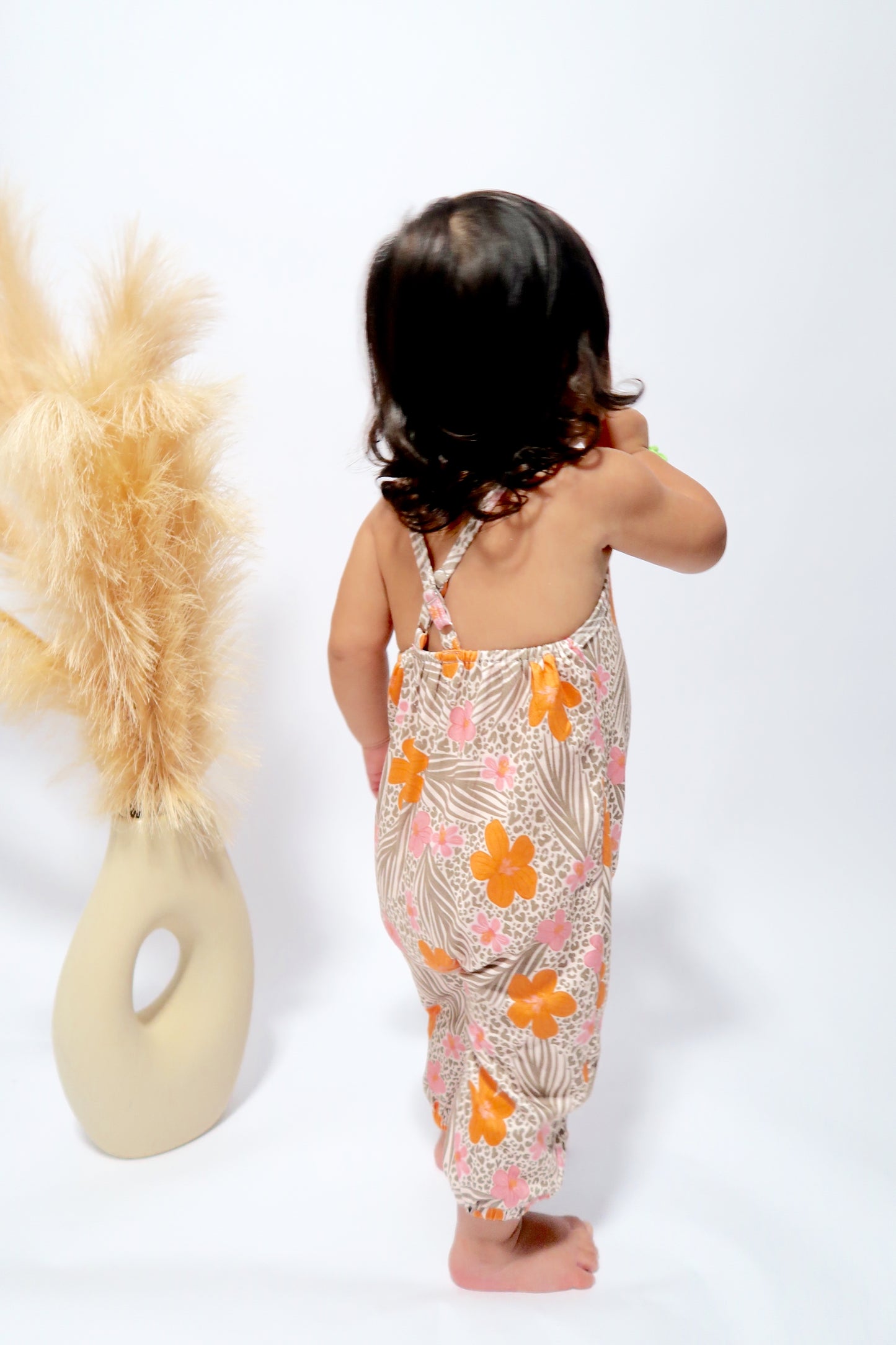 Cheetah Hibiscus Alohi Jumpsuit