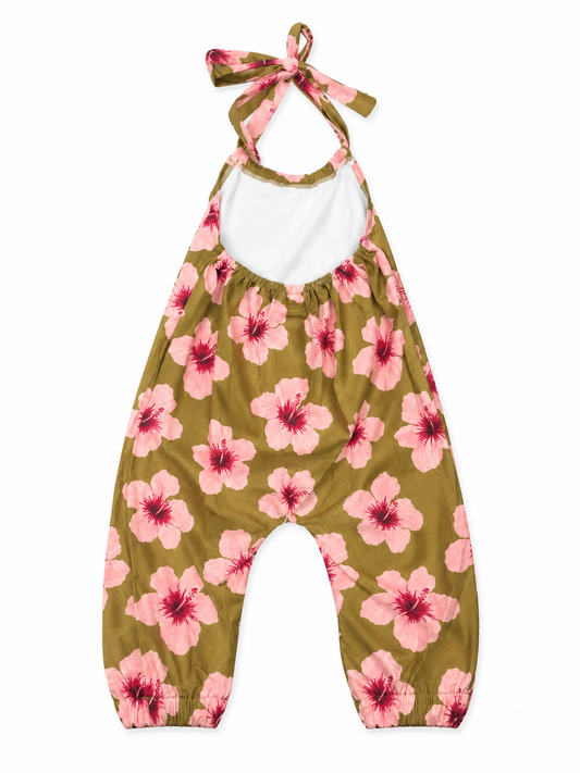 *PREORDER* Guava Hibiscus Reyah Jumpsuit