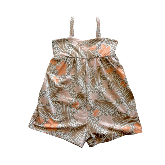 Cheetah Hibiscus Kenzie Romper
