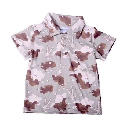 Camo Boars Collared Shirt
