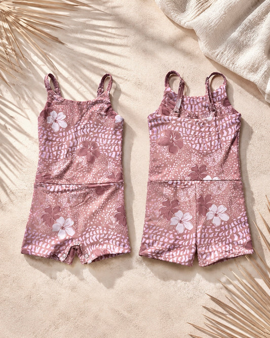 Pink Wave Keni Shell Keilani Active Romper