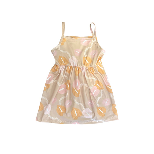 Anthurium Lei Tank Dress