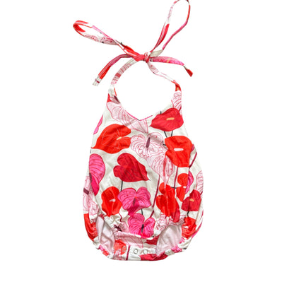 Anthurium Halter Romper