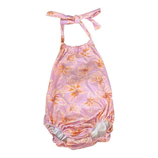 Lilac Blossom Halter Romper