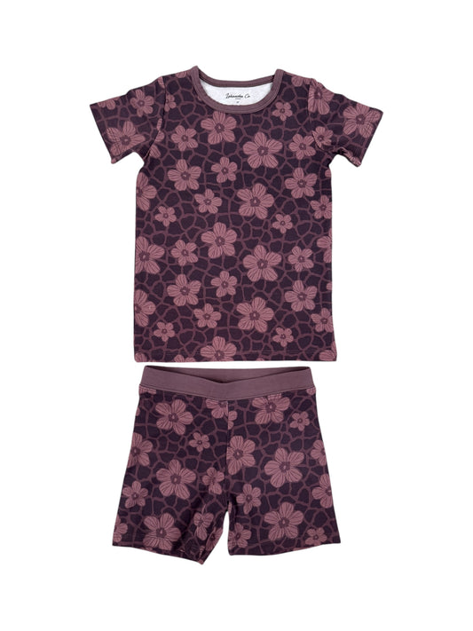 Wild Hibiscus Bamboo Pajama Set