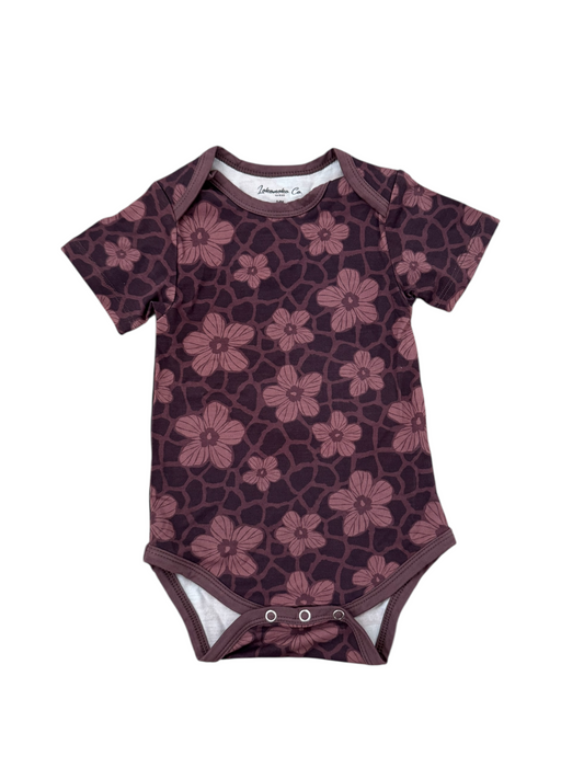 Wild Hibiscus Bamboo Onesie