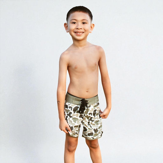 Camo Boys Surf Shorts