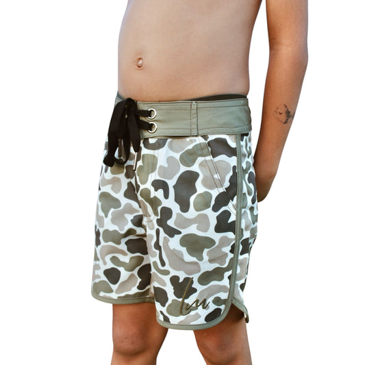Camo Boys Surf Shorts