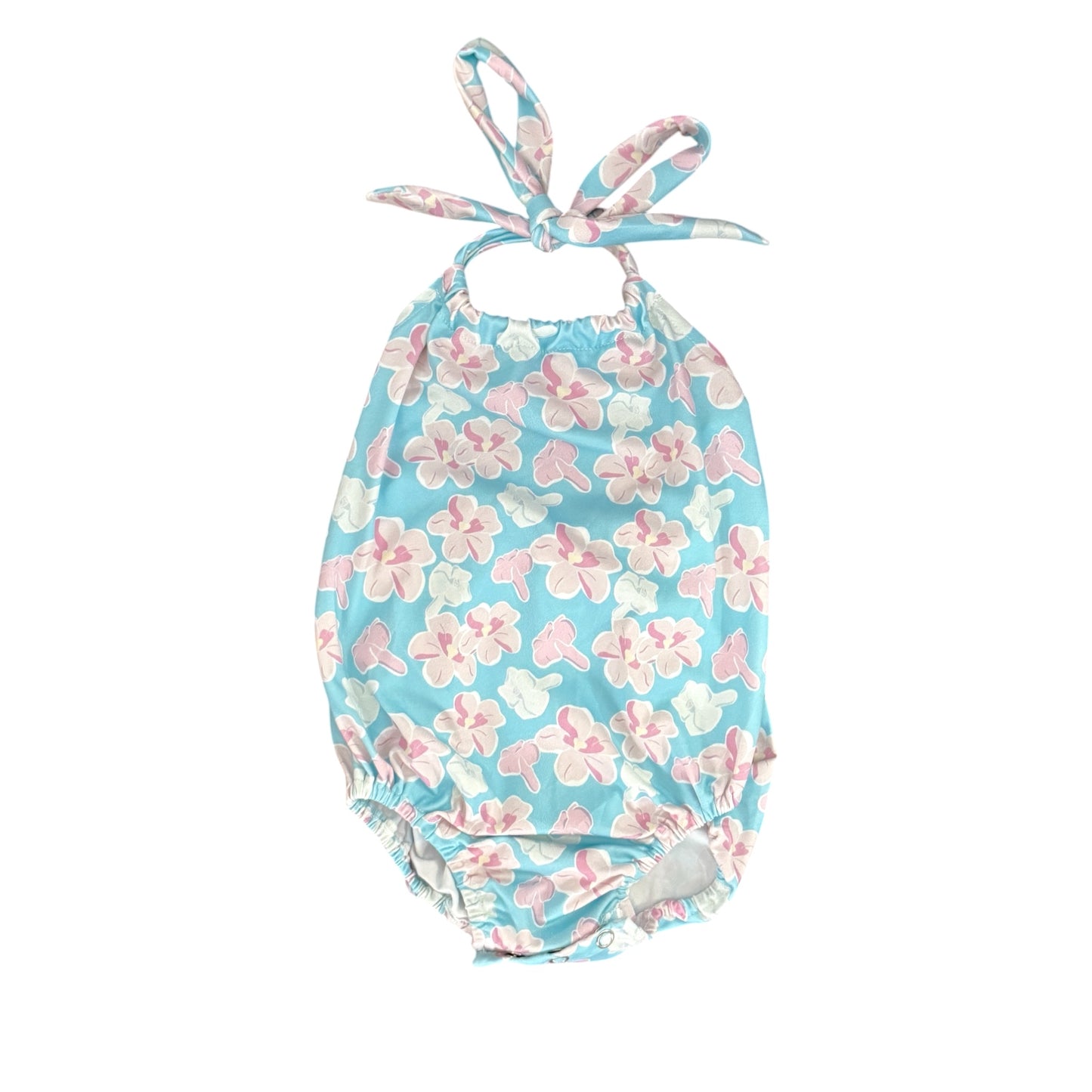 Pastel Puakenikeni Halter Romper