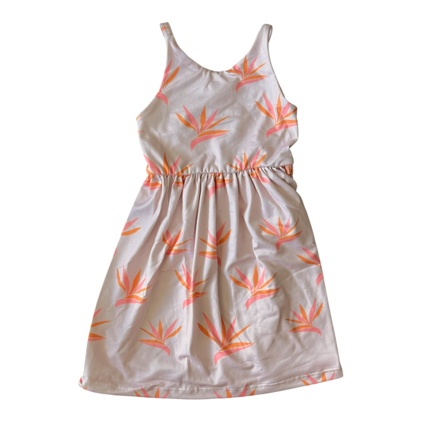 Pink Birds Of Paradise Anela Dress