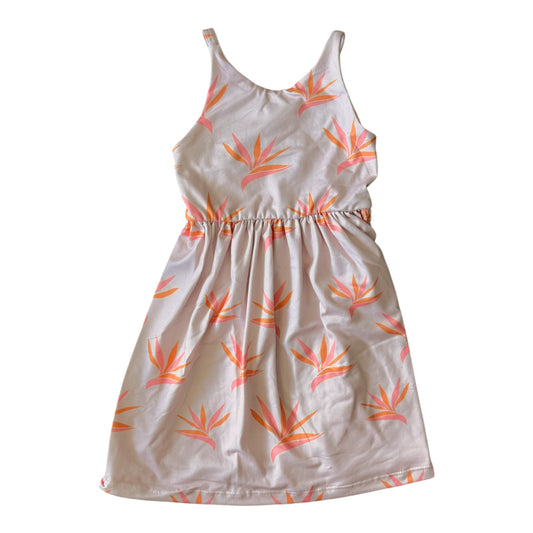 Pink Birds Of Paradise Anela Dress