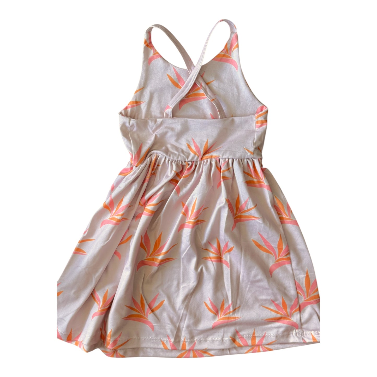 Pink Birds Of Paradise Anela Dress