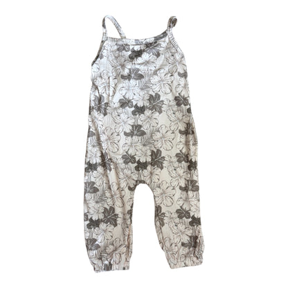 FLAWED Vintage Hibiscus Alohi Jumpsuit