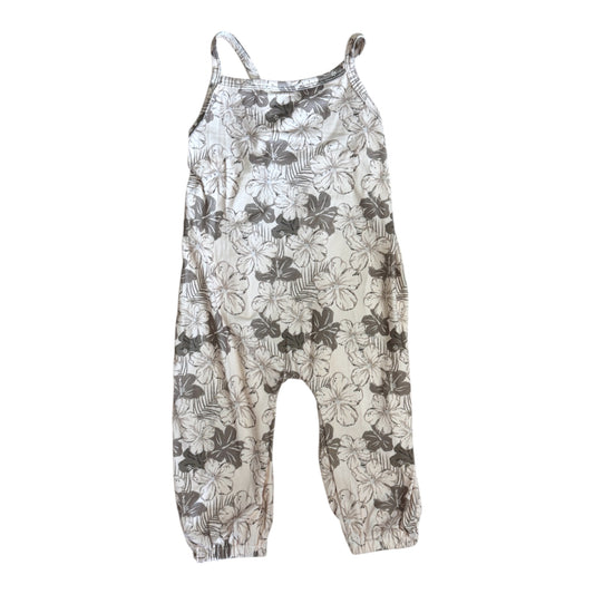 FLAWED Vintage Hibiscus Alohi Jumpsuit