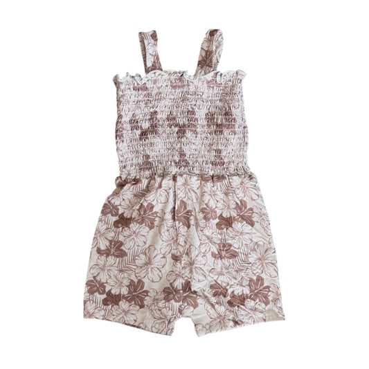 Vintage Hibiscus Layla Romper