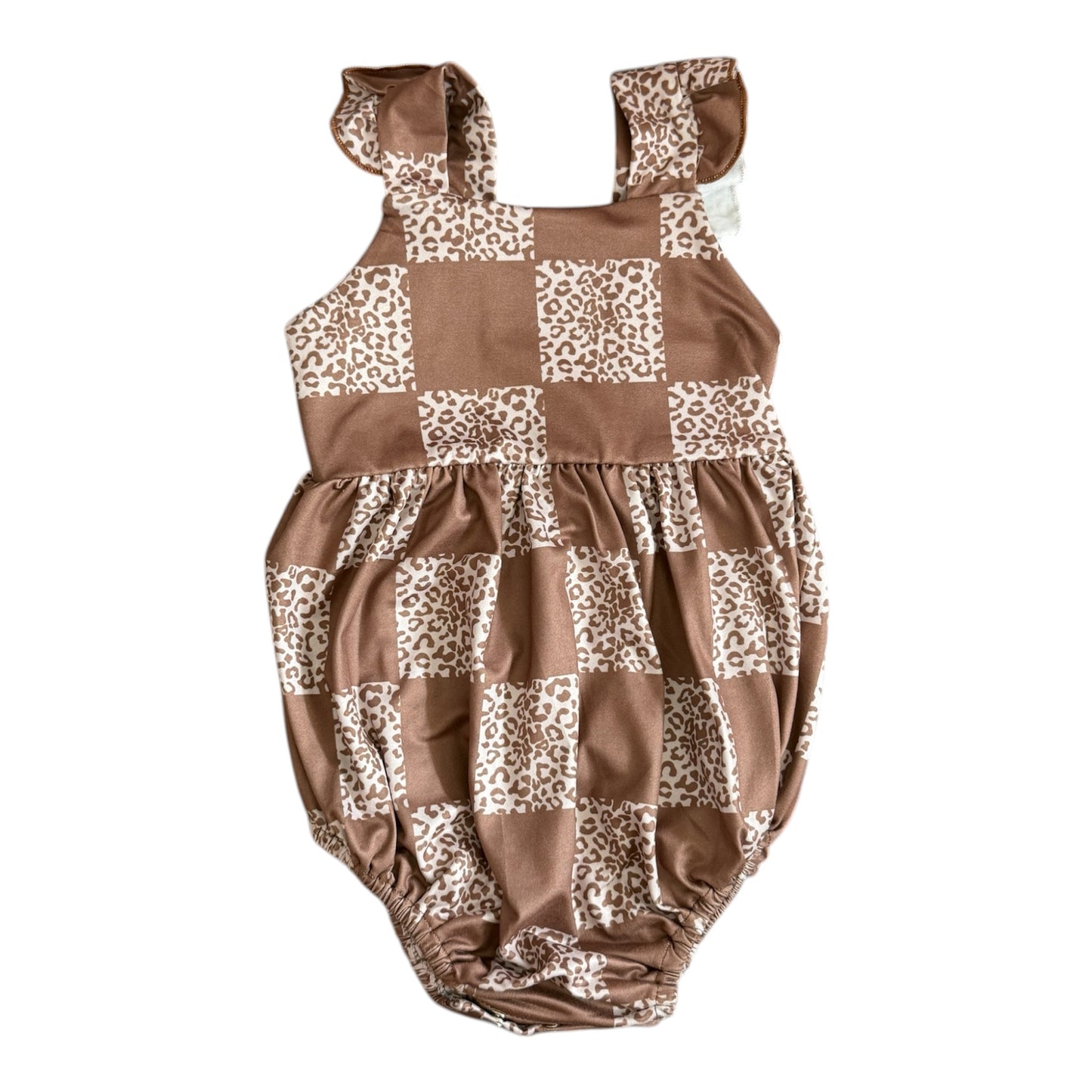 Cheetah Check Mei Onesie