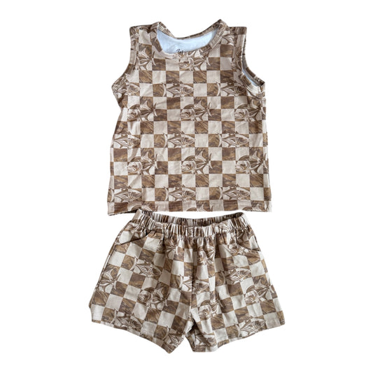Camo Checkered Fish Kove Set